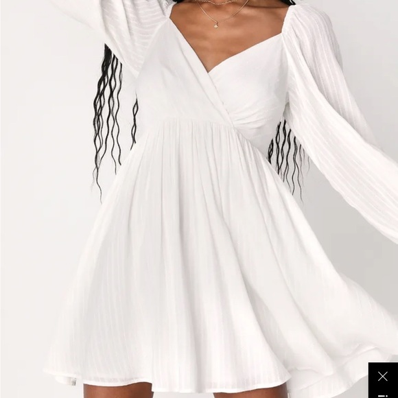 Lulus Embroidered Long Sleeve Mini Dress - Picture 3 of 7